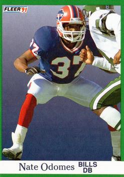 #7 Nate Odomes - Buffalo Bills - 1991 Fleer Football