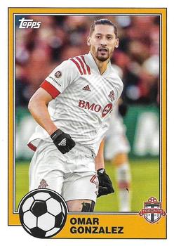 #T81-7 Omar Gonzalez - Toronto FC - 2021 Topps MLS Soccer - 1981 Throwback