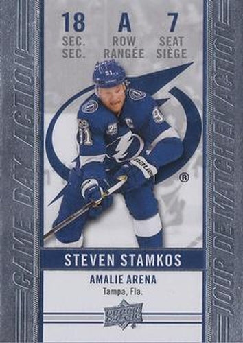 #GDA-7 Steven Stamkos - Tampa Bay Lightning - 2018-19 Upper Deck Tim Hortons Hockey - Game Day Action