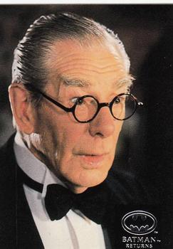 #7 Alfred Pennyworth, Bruce Wayne's loyal butler, - 1992 Stadium Club Batman Returns