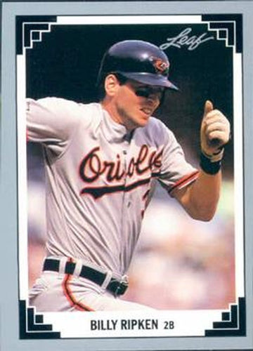#7 Billy Ripken - Baltimore Orioles - 1991 Leaf Baseball