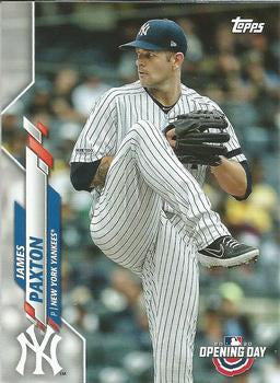#7 James Paxton - New York Yankees - 2020 Topps Opening Day Baseball