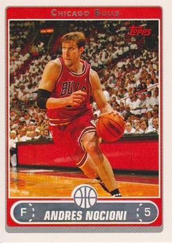 #7 Andres Nocioni - Chicago Bulls - 2006-07 Topps Basketball