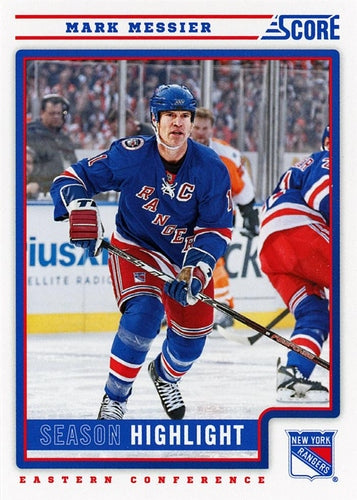 #7 Mark Messier - New York Rangers - 2012-13 Score Hockey