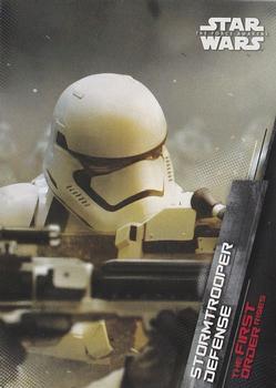 #7 Stormtrooper Defense - 2015 Topps Star Wars The Force Awakens - The First Order Rises