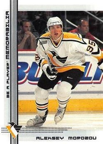 #7 Aleksey Morozov - Pittsburgh Penguins - 2000-01 Be a Player Memorabilia Hockey