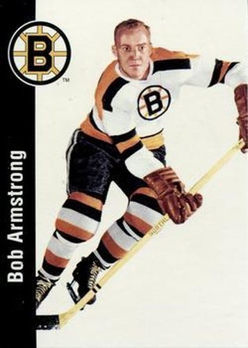 #7 Bob Armstrong - Boston Bruins - 1994 Parkhurst Missing Link 1956-57 Hockey