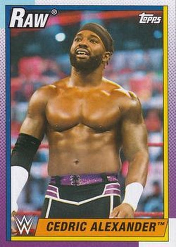 #7 Cedric Alexander - 2021 Topps Heritage WWE Wrestling