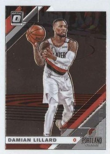 #7 Damian Lillard - Portland Trail Blazers - 2019-20 Donruss Optic Basketball