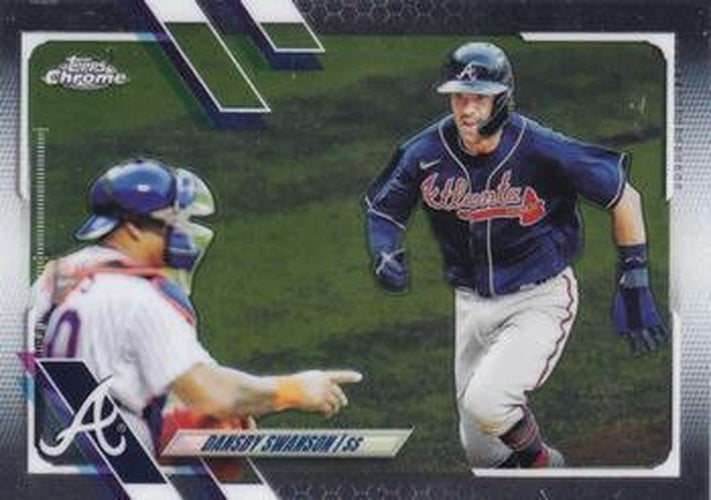 #7 Dansby Swanson - Atlanta Braves - 2021 Topps Chrome Baseball
