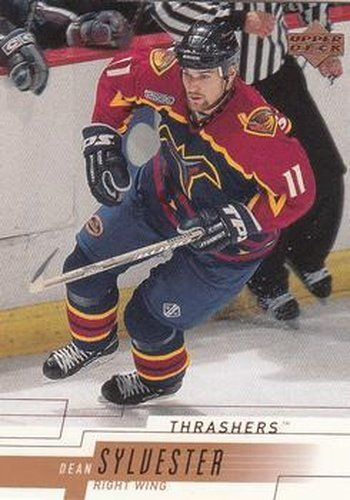 #7 Dean Sylvester - Atlanta Thrashers - 2000-01 Upper Deck Hockey