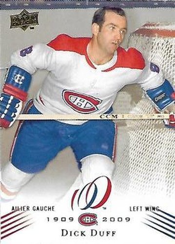#7 Dick Duff - Montreal Canadiens - 2008-09 Upper Deck Montreal Canadiens Centennial Hockey