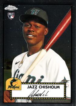 #7 Jazz Chisholm - Miami Marlins - 2021 Topps Chrome Platinum Anniversary Baseball