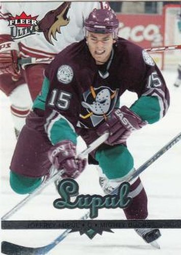 #7 Joffrey Lupul - Anaheim Mighty Ducks - 2005-06 Ultra Hockey