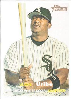 #7 Juan Uribe - Chicago White Sox - 2006 Topps Heritage Baseball