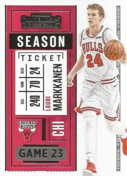 #7 Lauri Markkanen - Chicago Bulls - 2020-21 Panini Contenders Basketball