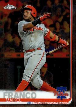 #7 Maikel Franco - Philadelphia Phillies - 2019 Topps Chrome Baseball