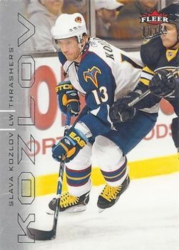 #7 Slava Kozlov - Atlanta Thrashers - 2009-10 Ultra Hockey