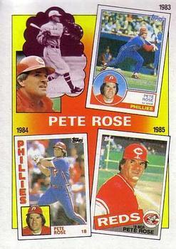 #7 The Pete Rose Years: 1983-1985 - Cincinnati Reds / Philadelphia Phillies - 1986 Topps Baseball