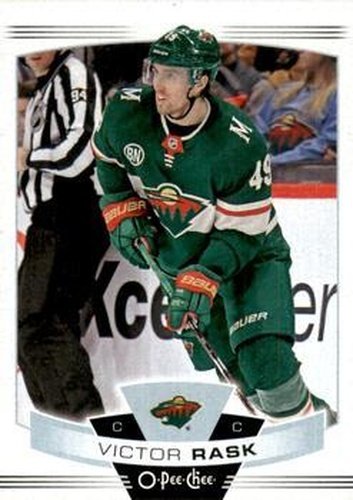 #7 Victor Rask - Minnesota Wild - 2019-20 O-Pee-Chee Hockey