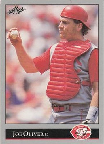 #7 Joe Oliver - Cincinnati Reds - 1992 Leaf Baseball