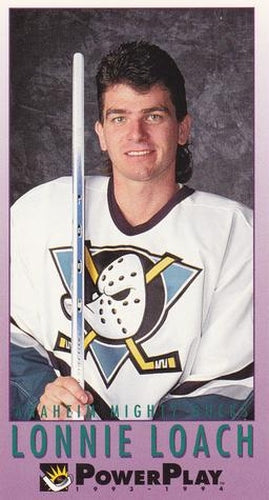 #7 Lonnie Loach - Anaheim Mighty Ducks - 1993-94 Fleer PowerPlay Hockey