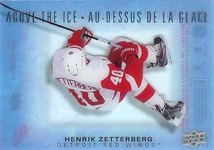#AI-HZ Henrik Zetterberg - Detroit Red Wings - 2015-16 Upper Deck Tim Hortons Hockey - Above The Ice