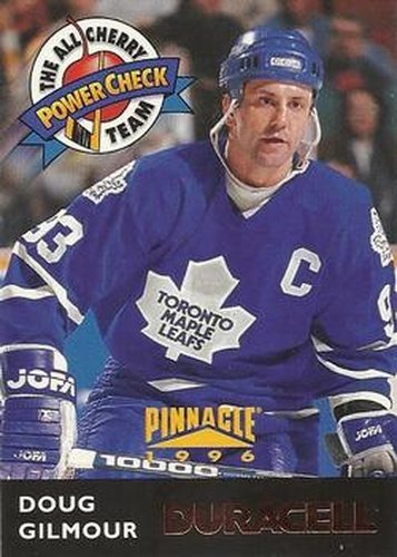 #DC7 Doug Gilmour - Toronto Maple Leafs - 1996-97 Duracell All-Cherry Team Hockey