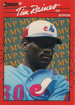 #BC-7 Tim Raines - Montreal Expos - 1990 Donruss Baseball - Bonus MVP's