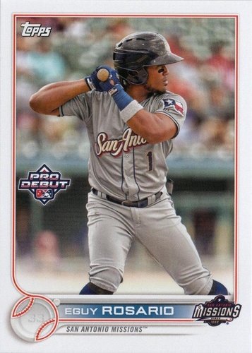 #PD-7 Eguy Rosario - San Antonio Missions - 2022 Topps Pro Debut Baseball