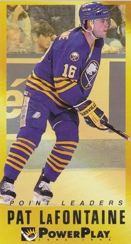 #7 Pat LaFontaine - Buffalo Sabres - 1993-94 Fleer PowerPlay Hockey - Point Leaders