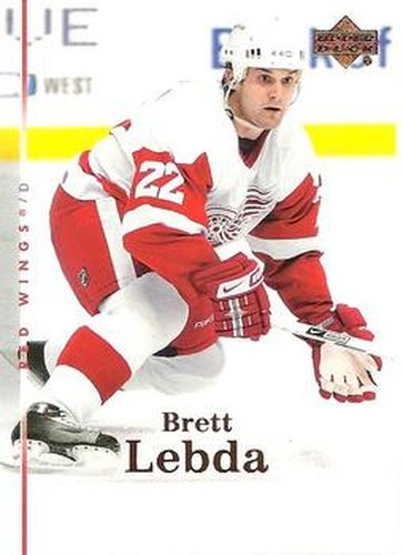 #7 Brett Lebda - Detroit Red Wings - 2007-08 Upper Deck Hockey