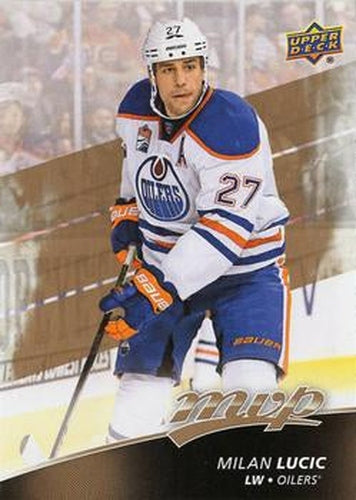 #7 Milan Lucic - Edmonton Oilers - 2017-18 Upper Deck MVP Hockey
