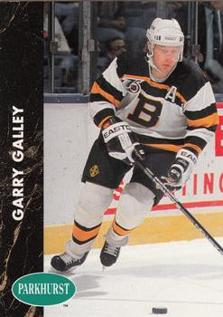 #7 Garry Galley - Boston Bruins - 1991-92 Parkhurst Hockey