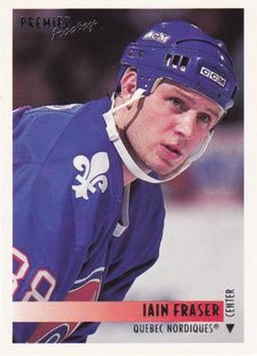 #7 Iain Fraser - Quebec Nordiques - 1994-95 O-Pee-Chee Premier Hockey