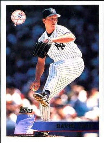 #124 David Cone - New York Yankees - 1996 Topps Baseball