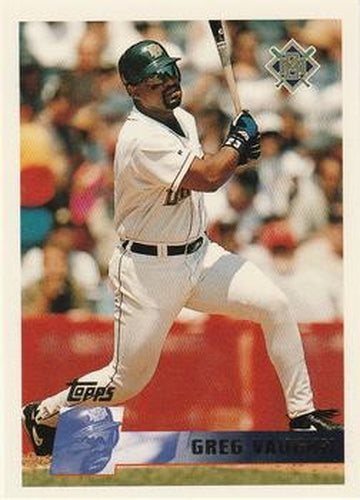 #147 Greg Vaughn - Milwaukee Brewers - 1996 Topps Baseball