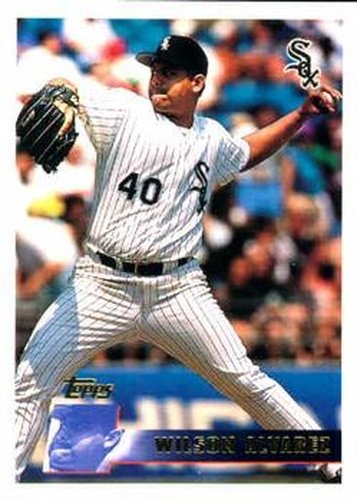 #159 Wilson Alvarez - Chicago White Sox - 1996 Topps Baseball