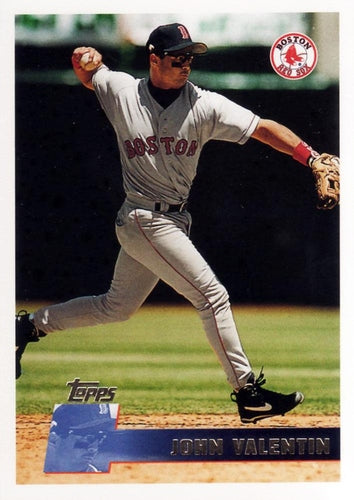 #164 John Valentin - Boston Red Sox - 1996 Topps Baseball