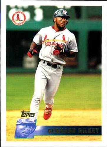 #256 Bernard Gilkey - St. Louis Cardinals - 1996 Topps Baseball