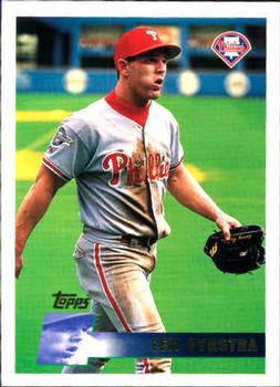 #261 Lenny Dykstra - Philadelphia Phillies - 1996 Topps Baseball
