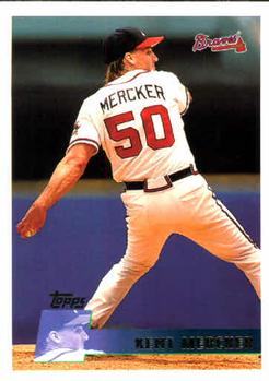 #266 Kent Mercker - Atlanta Braves - 1996 Topps Baseball