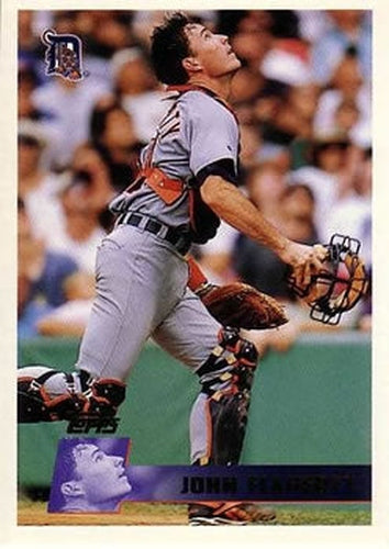 #291 John Flaherty - Detroit Tigers - 1996 Topps Baseball