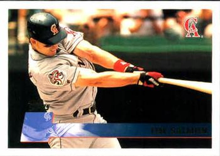 #319 Tim Salmon - California Angels - 1996 Topps Baseball