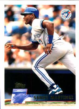 #321 Sandy Martinez - Toronto Blue Jays - 1996 Topps Baseball