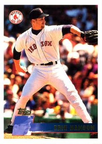 #383 Erik Hanson - Boston Red Sox - 1996 Topps Baseball
