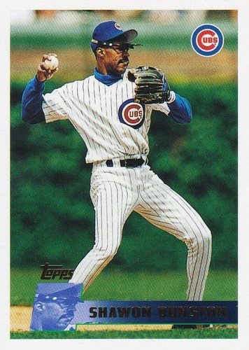 399 Shawon Dunston - Chicago Cubs - 1996 Topps Baseball – Isolated Cards