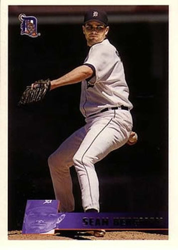 #42 Sean Bergman - Detroit Tigers - 1996 Topps Baseball