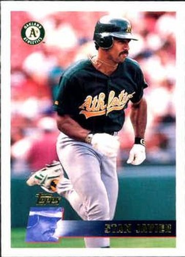 #57 Stan Javier - Oakland Athletics - 1996 Topps Baseball