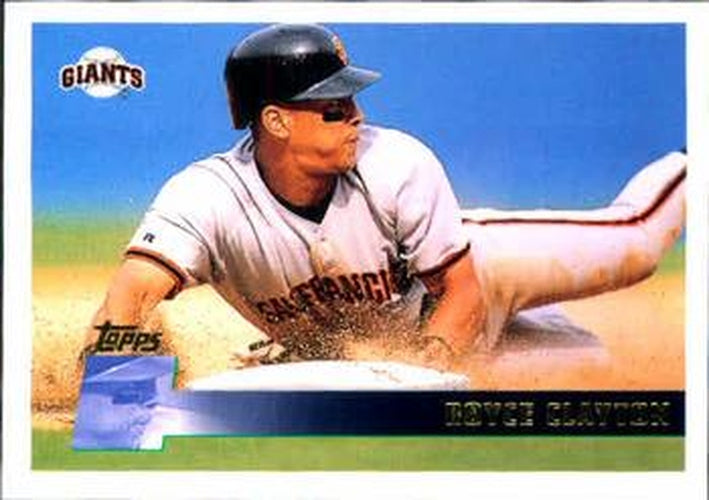 #61 Royce Clayton - San Francisco Giants - 1996 Topps Baseball